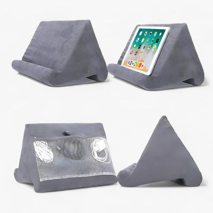 Tablet Pillow Stand Phone and Tablet Holder Cushion Stand for Hands Free Viewing