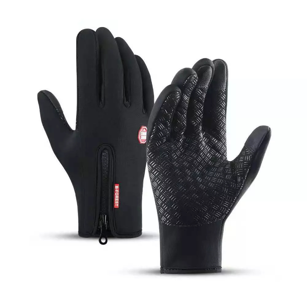 Thermal Heated Gloves Touchscreen Winter Handwear Anti Slip Grip Adjustable Strap