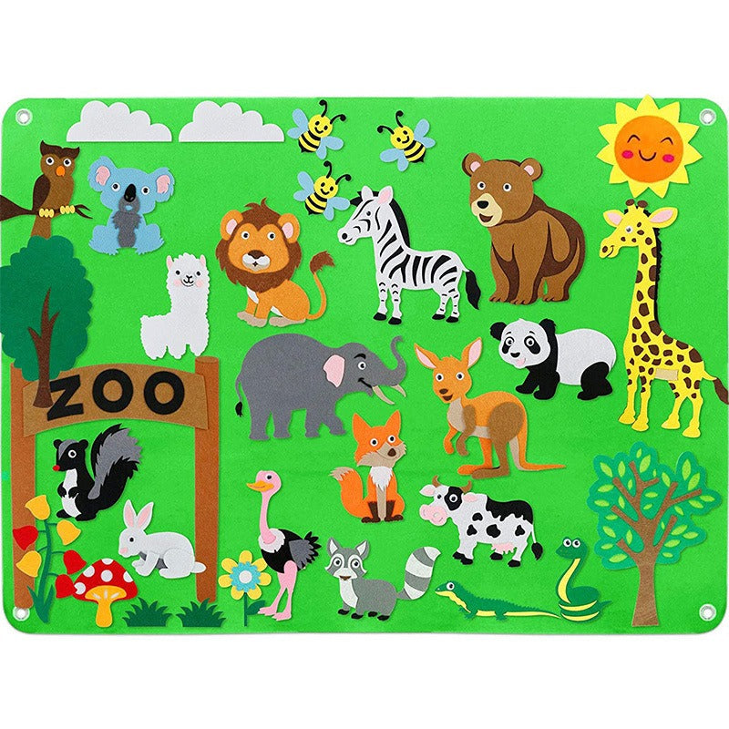 Toddler Felt Board – Creative Educational Felt Play Board for Kids