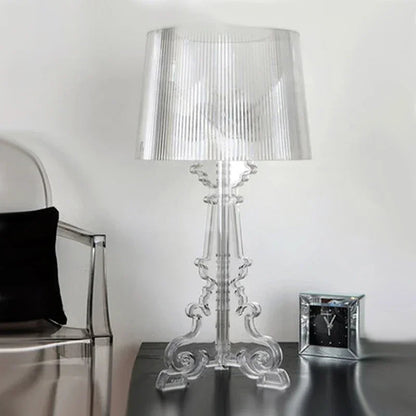 Transparent Table Lamp – Elegant Modern Bedside Lamp for Living Room & Home Decor