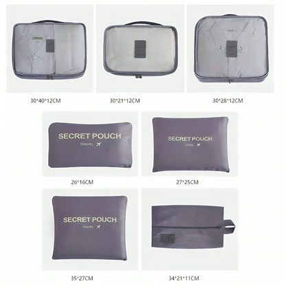 Travel Packing Organizer Bags Set Large Capacity Luggage Storage Packing Cubes