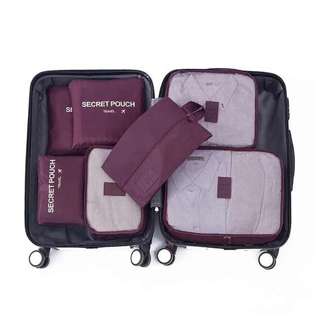 Travel Packing Organizer Bags Set Large Capacity Luggage Storage Packing Cubes