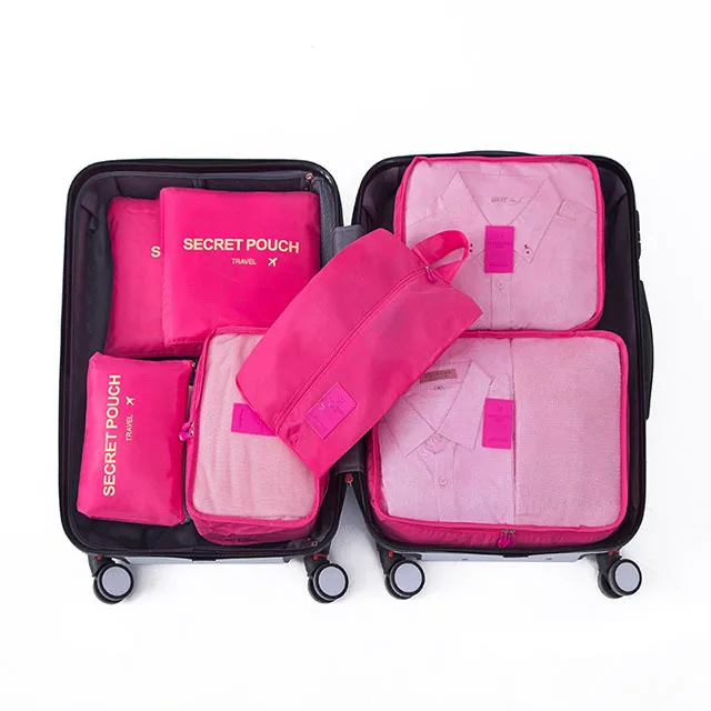 Travel Packing Organizer Bags Set Large Capacity Luggage Storage Packing Cubes