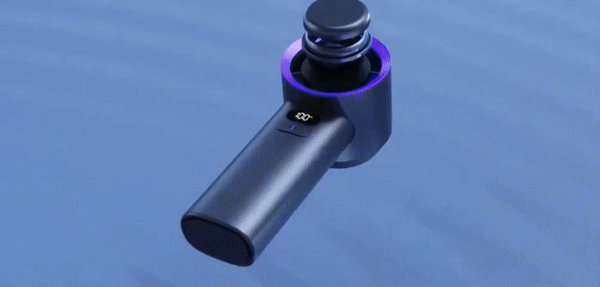 TurboJet Handheld Fan Portable High-Power Cooling Fan with USB Recharge