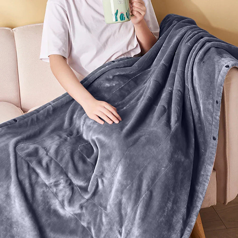 USB Heated Blanket Portable Electric Heating Blanket with 3 Heat Levels