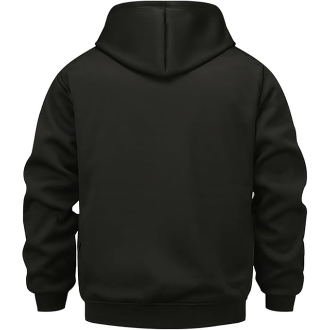 USB Heated Hoodie with Electric Heating Zones and Drawstring Hood
