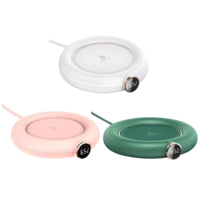 USB Mug Warmer With LED Display Adjustable Temperature Coffee Cup Heater