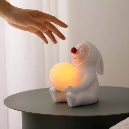 USB Rechargeable Bunny Table Lamp LED Decorative Night Light