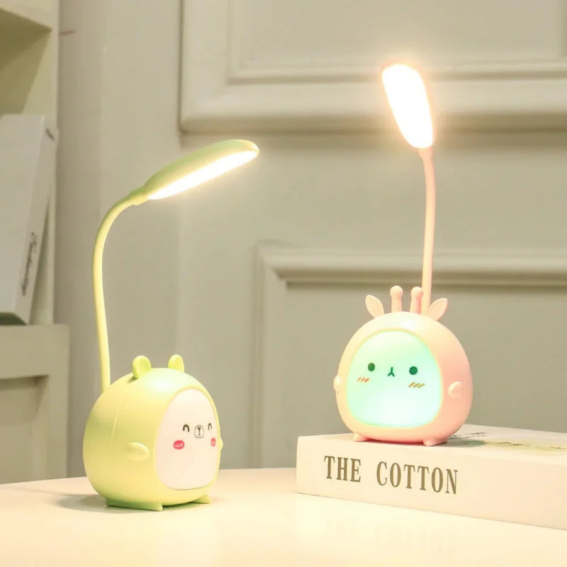 USB Rechargeable Kids Reading Lamp Portable Soft Light