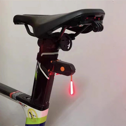USB Rechargeable LED Bike Tail Light High Visibility Rear Safety Cycling Light Easy Install