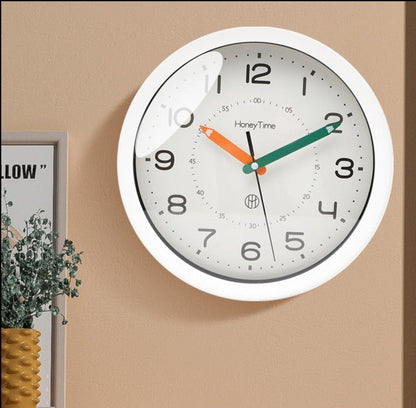Ultra Quiet Wall Clock Kids Bedroom Silent Sleep Learning Environment