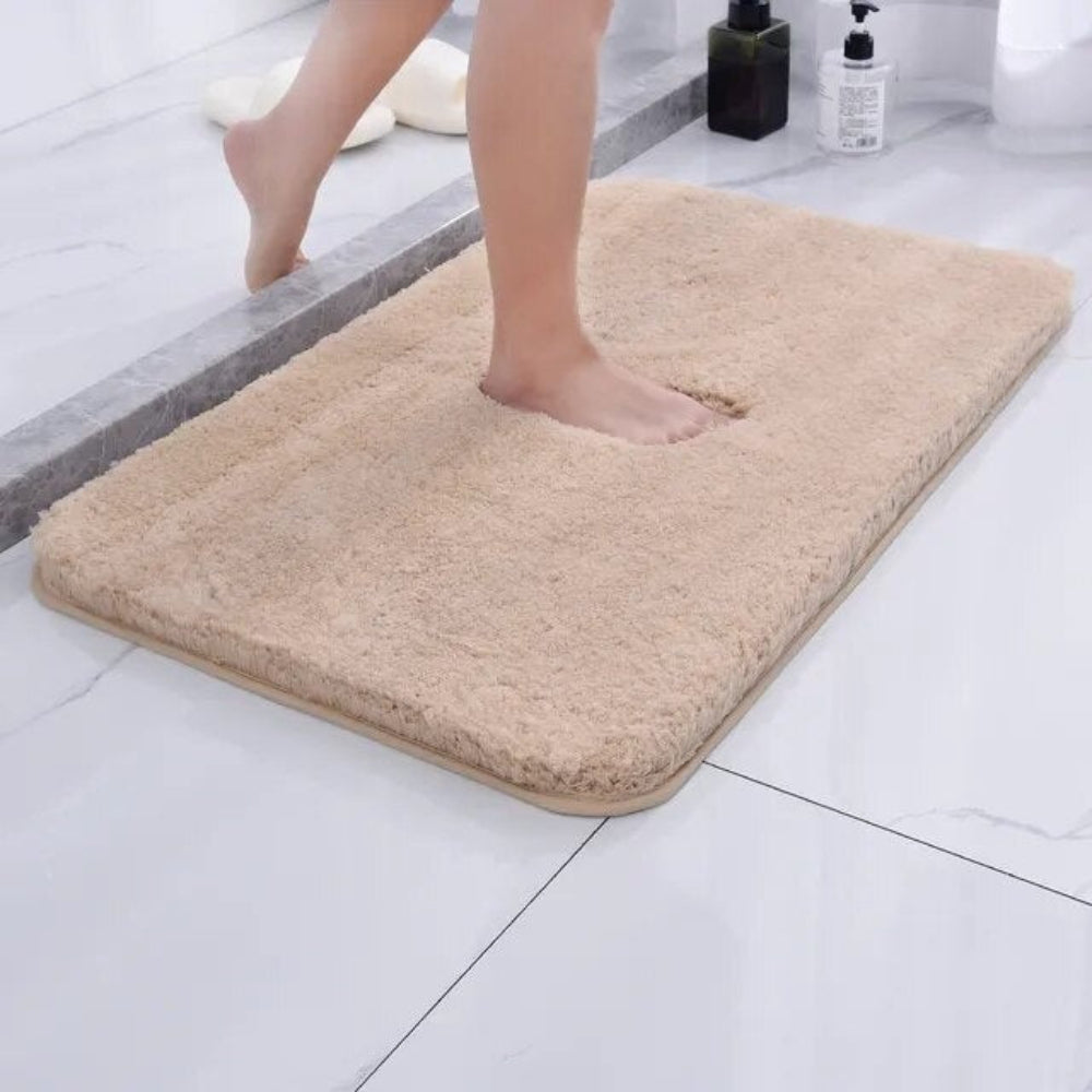 Ultra Soft Bathroom Rug with Absorbent Surface and Non Slip Backing