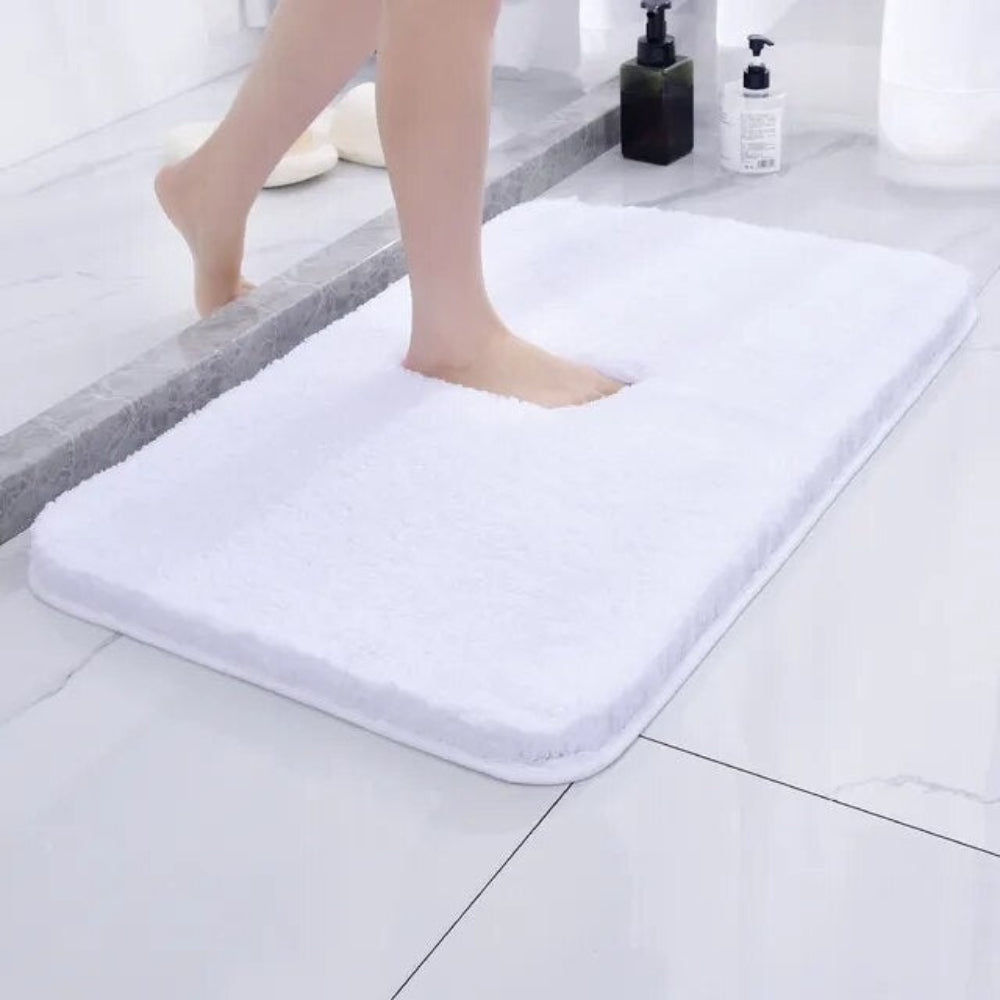 Ultra Soft Bathroom Rug with Absorbent Surface and Non Slip Backing