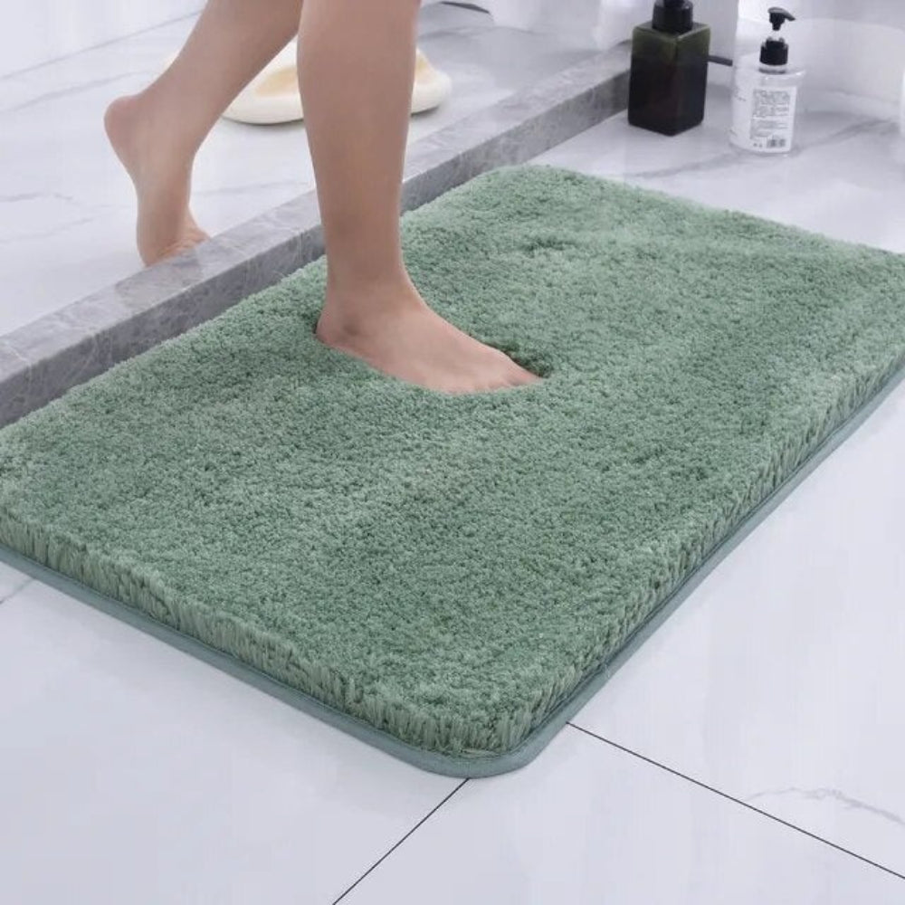 Ultra Soft Bathroom Rug with Absorbent Surface and Non Slip Backing