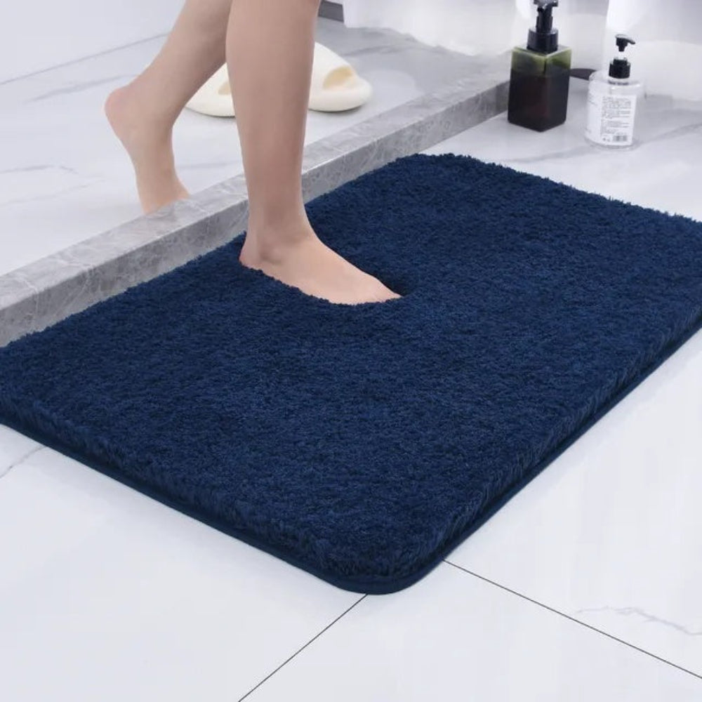Ultra Soft Bathroom Rug with Absorbent Surface and Non Slip Backing