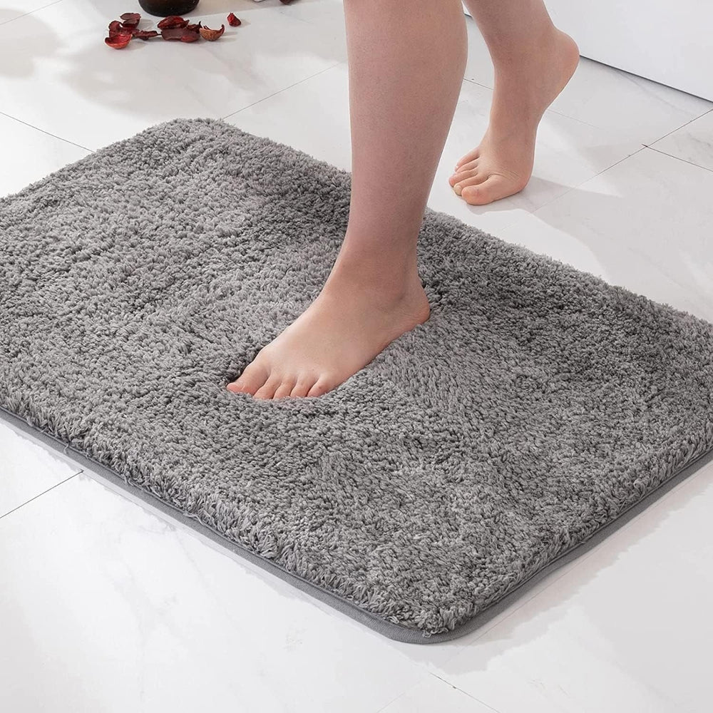 Ultra Soft Bathroom Rug with Absorbent Surface and Non Slip Backing