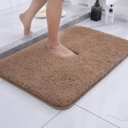 Ultra Soft Bathroom Rug with Absorbent Surface and Non Slip Backing