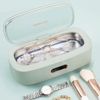 Ultrasonic Cleaner Fast and Effective Bacteria Removal for Jewelry, Glasses and Valuables