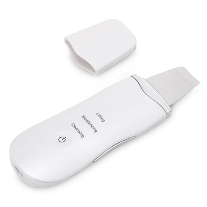 Ultrasonic Facial Skin Scrubber Deep Cleansing Peeling Device Wireless Anti-Wrinkle Skincare Tool