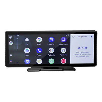 Universal 10.26 Inch Car Stereo Screen with Wireless CarPlay and Android Auto WiFi Video Player