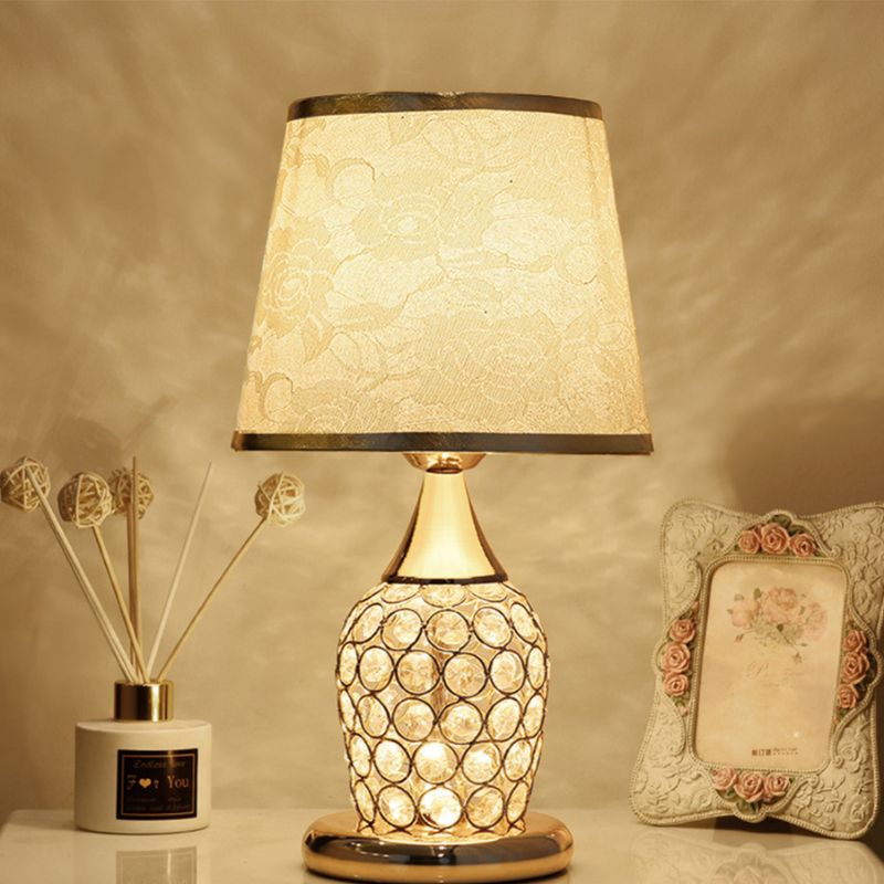 Urn-Shaped Table Lamp Elegant Decorative Bedside Accent Light