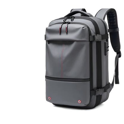 Vacuum Compression Travel Backpack Expandable Carry On Laptop Backpack