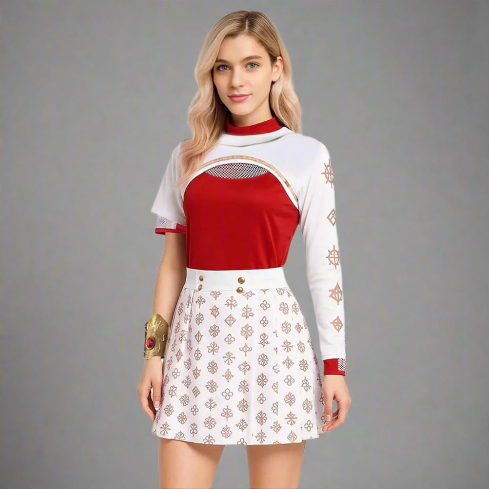 Vampire Dress Halloween Costume Cosplay Outfit With Wig Option