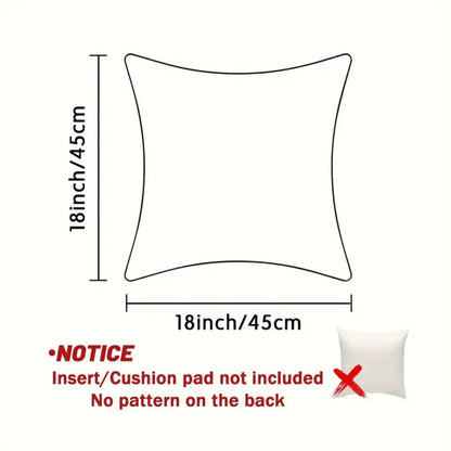 Vintage Christmas Cushion Cover Tree and Bow Pattern