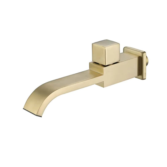 Wall Mounted Bathroom Faucet Minimalist Modern Basin Tap
