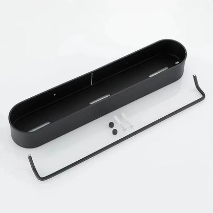 Wall-Mounted Bathroom Shelf Towel Rack Space-Saving Storage Organizer