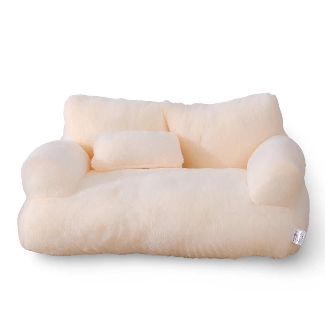 Washable Dog Cat Sofa Bed Raised Pet Couch With Zipper Cover