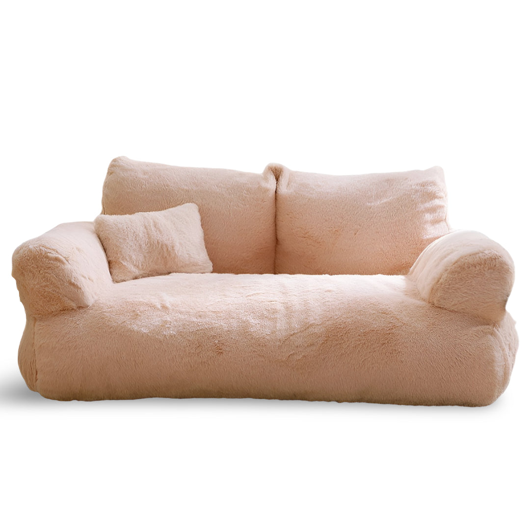 Washable Dog Cat Sofa Bed Raised Pet Couch With Zipper Cover