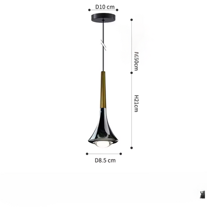 Water Drop Pendant Light Modern LED Hanging Ceiling Lamp
