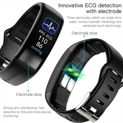 Vandafvisende fitness-tracker med pulsmåler og ECG-monitor
