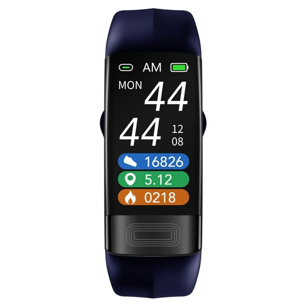Vandafvisende fitness-tracker med pulsmåler og ECG-monitor