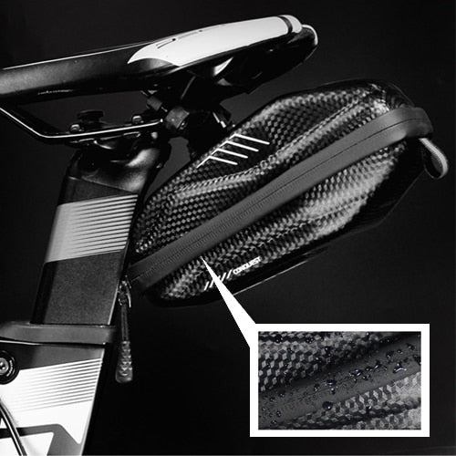 Waterproof Bicycle Saddle Bag Under Seat Storage Pouch Cycling Tool Organizer for Road Mountain Bike