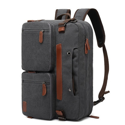 Waterproof Convertible Backpack Shoulder Handbag Adjustable Straps Travel Work Bag