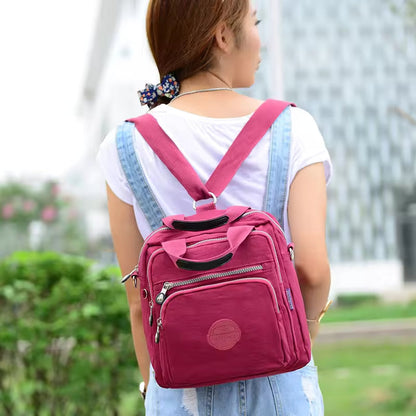 Waterproof Crossbody Shoulder Bag Multi Pocket Everyday Travel Messenger Bag