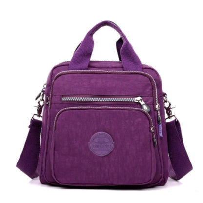 Waterproof Crossbody Shoulder Bag Multi Pocket Everyday Travel Messenger Bag