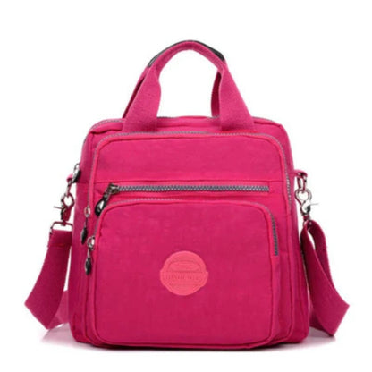 Waterproof Crossbody Shoulder Bag Multi Pocket Everyday Travel Messenger Bag
