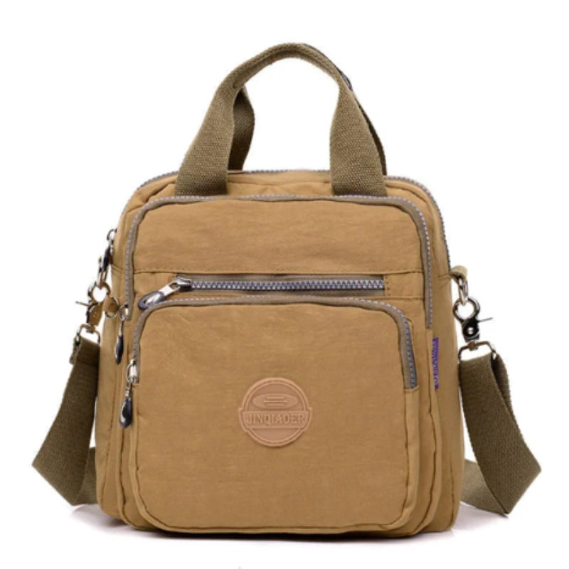 Waterproof Crossbody Shoulder Bag Multi Pocket Everyday Travel Messenger Bag