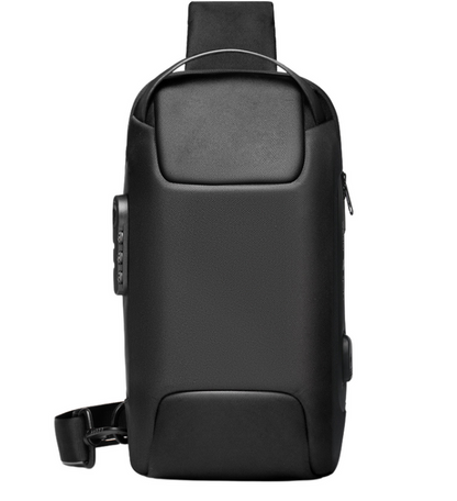 Waterproof Crossbody Sling Bag with USB Charging Port Anti Theft Shoulder Travel Bag