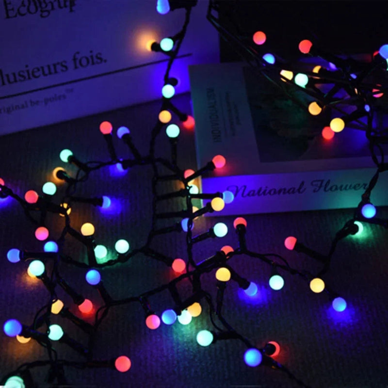 Waterproof LED Globe String Lights Outdoor Indoor Decorative Ball Fairy Lights