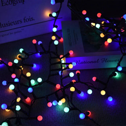 Waterproof LED Globe String Lights Outdoor Indoor Decorative Ball Fairy Lights