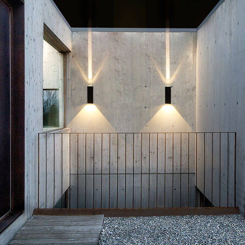 Waterproof LED Outdoor Wall Light Modern Fixture for Patio Garden Fence