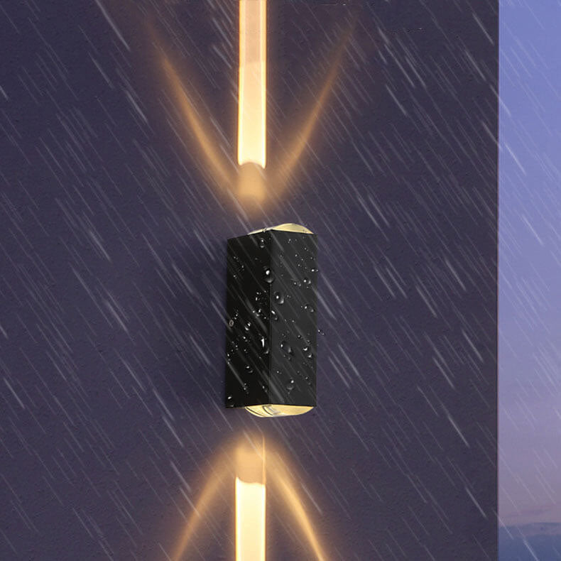 Waterproof LED Outdoor Wall Light Modern Fixture for Patio Garden Fence