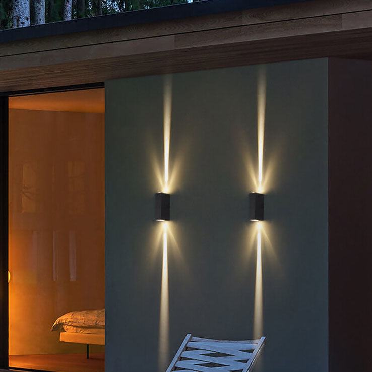 Waterproof LED Outdoor Wall Light Modern Fixture for Patio Garden Fence