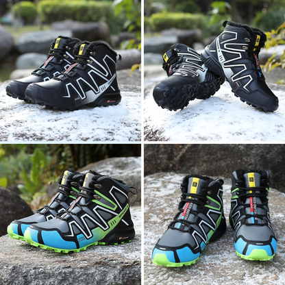 Vandtætte vintervandringsstøvler med snørebånd