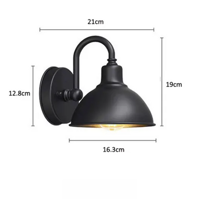 Waterproof Outdoor Wall Light Garden Patio Exterior Wall Lamp Weather Resistant LED Outdoor Lighting