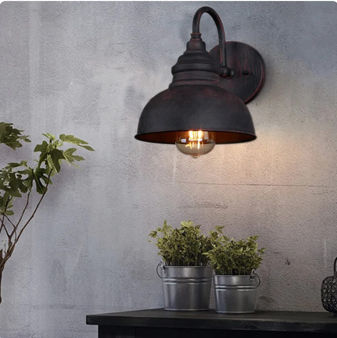 Waterproof Outdoor Wall Light Garden Patio Exterior Wall Lamp Weather Resistant LED Outdoor Lighting